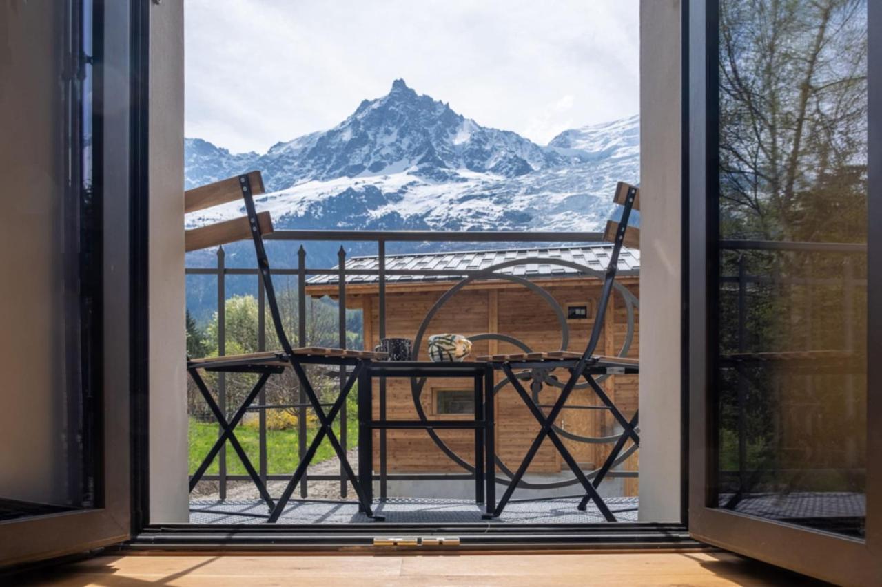 Newly Renovated Apartment With Mont Blanc View Chamonix Exteriér fotografie